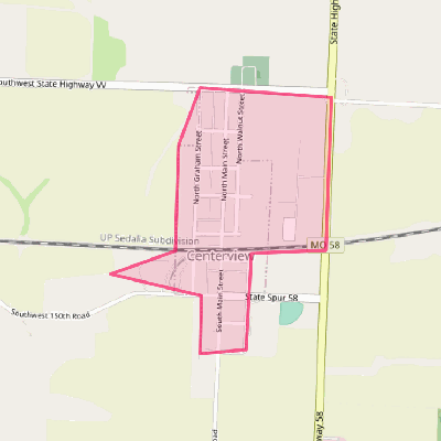 Map of Centerview