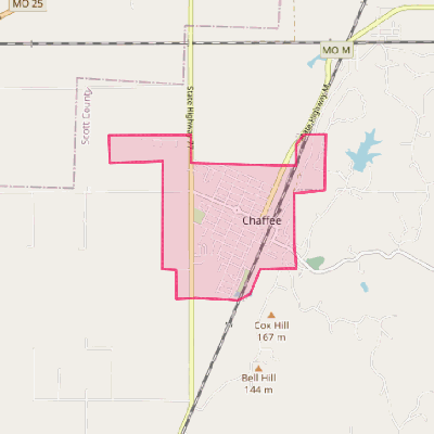 Map of Chaffee