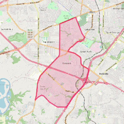 Map of Concord