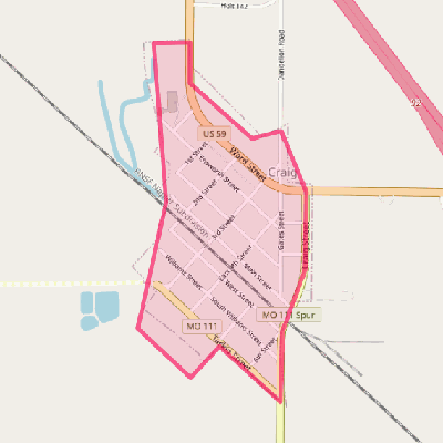 Map of Craig