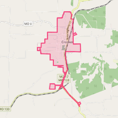 Map of Crocker