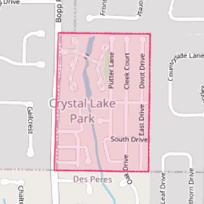 Map of Crystal Lake Park