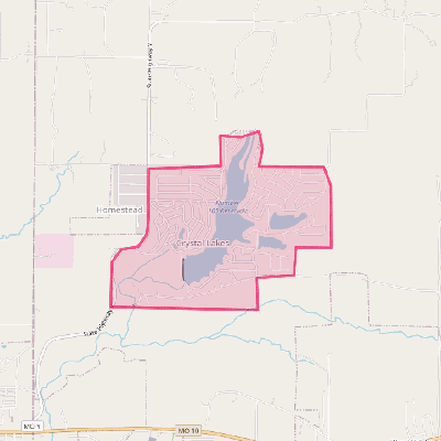 Map of Crystal Lakes