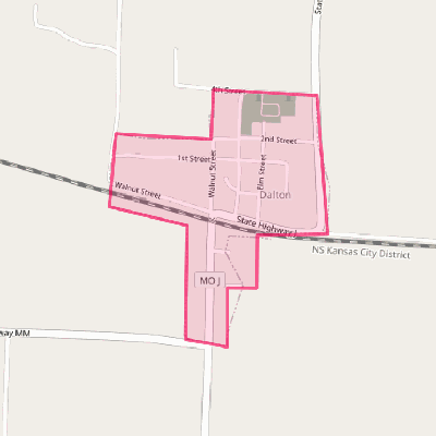 Map of Dalton