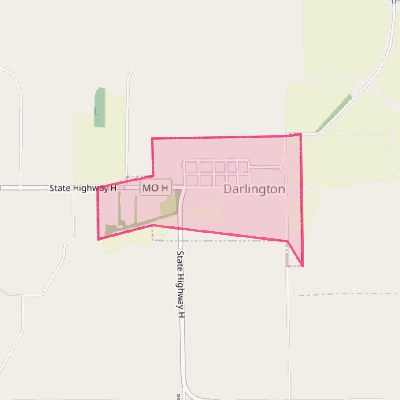 Map of Darlington