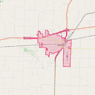 Map of Dexter