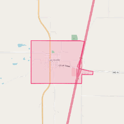 Map of Eagleville