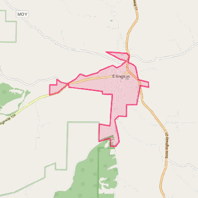 Map of Ellington