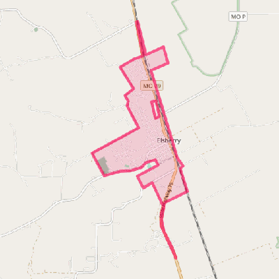 Map of Elsberry