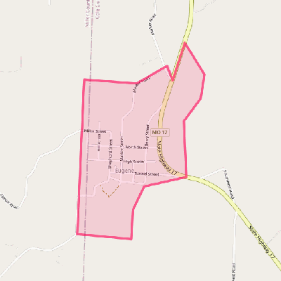 Map of Eugene