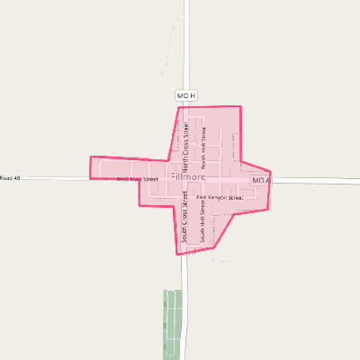 Map of Fillmore