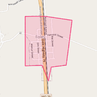 Map of Foley