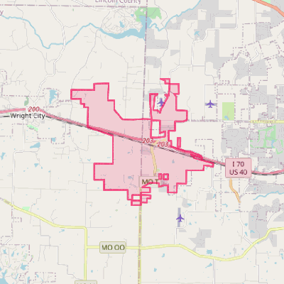 Map of Foristell