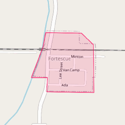 Map of Fortescue