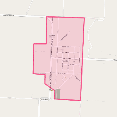 Map of Foster