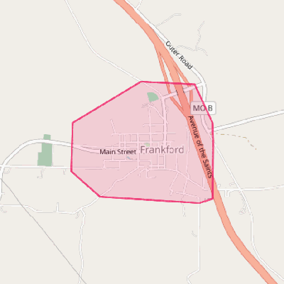 Map of Frankford