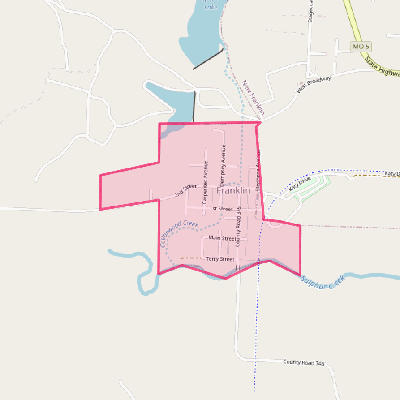 Map of Franklin