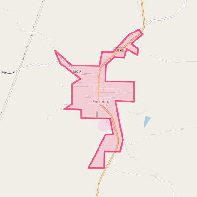 Map of Freeburg