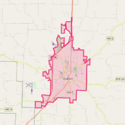 Map of Fulton