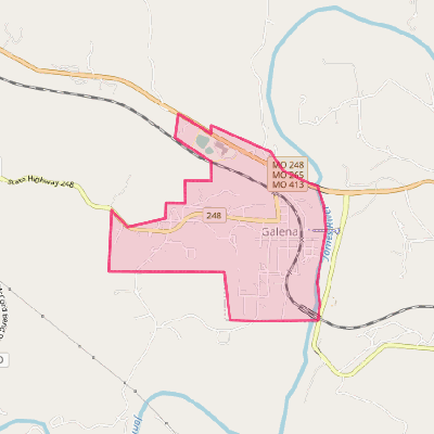 Map of Galena