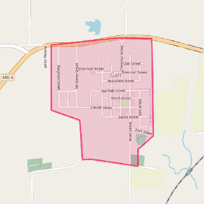 Map of Galt