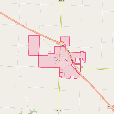 Map of Garden City