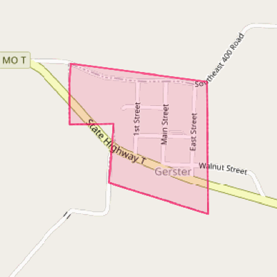 Map of Gerster