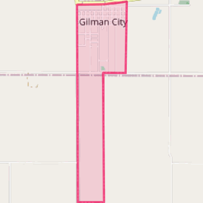 Map of Gilman City