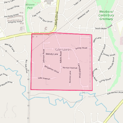 Map of Glenaire