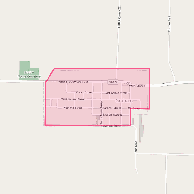 Map of Graham