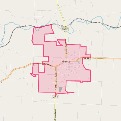 Map of Granby