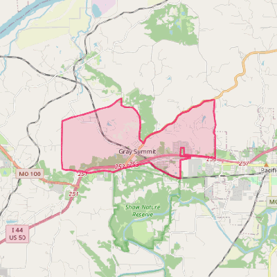 Map of Gray Summit