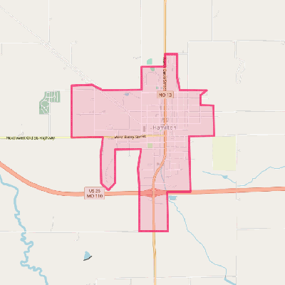 Map of Hamilton