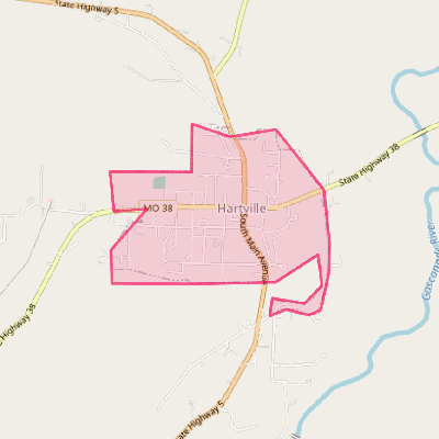 Map of Hartville