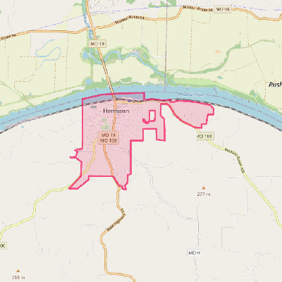 Map of Hermann