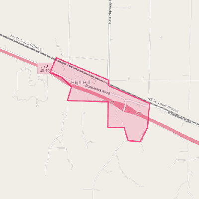 Map of High Hill