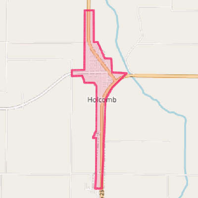 Map of Holcomb