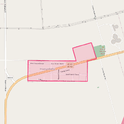 Map of Howardville