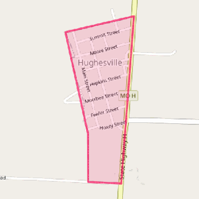 Map of Hughesville