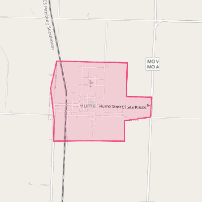 Map of Hume