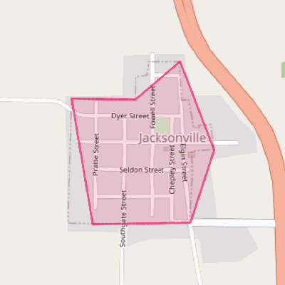 Map of Jacksonville