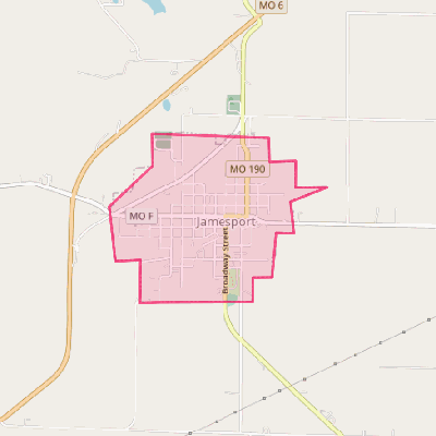 Map of Jamesport