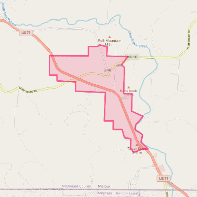 Map of Jane