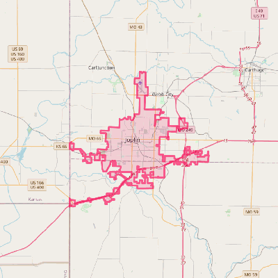 Map of Joplin