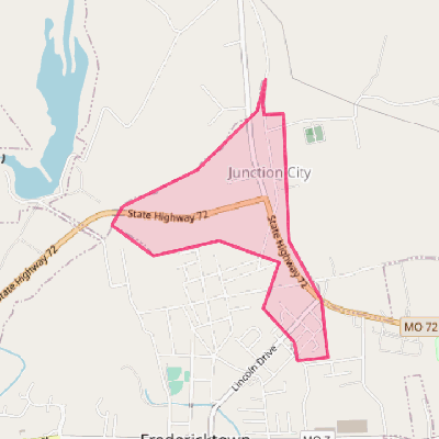 Map of Junction City