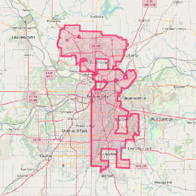 Map of Kansas City