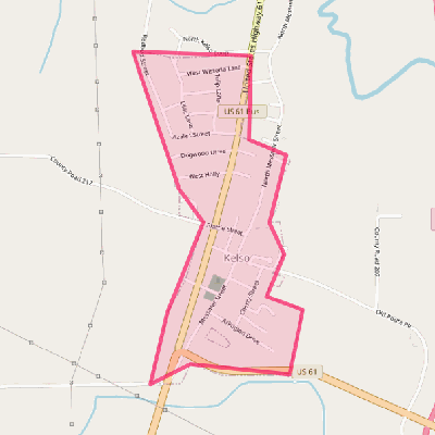 Map of Kelso