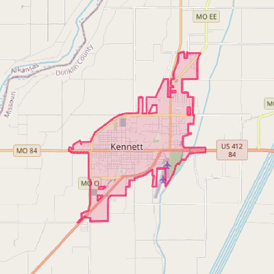 Map of Kennett