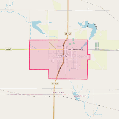 Map of King City