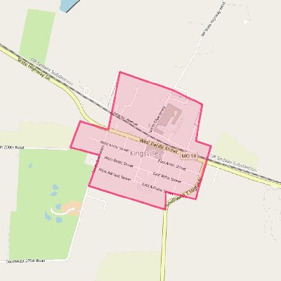 Map of Kingsville